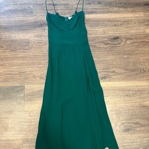 Reformation Juliette dress - emerald